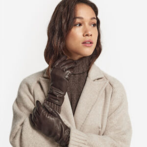 Leather Gloves Brown